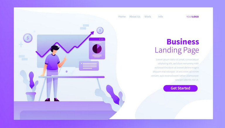 Landing Page thúc đẩy tỷ lệ chuyển đổi đáng kể trong Marketing (Nguồn: Freepik)