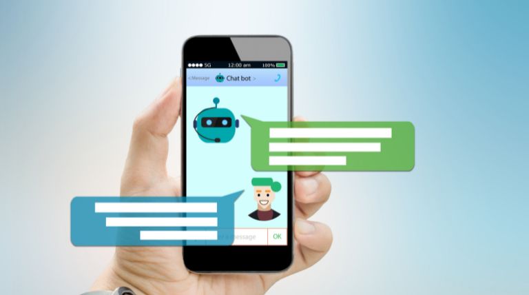 Chatbot là một chương trình kết hợp với trí tuệ nhân tạo (AI) để tương tác với con người