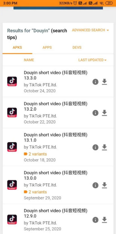 Cách tải TikTok Trung Quốc Douyin từ APKmirror (Nguồn: Techcult)