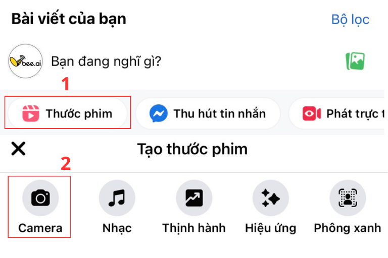 Cách tạo video facebook reels