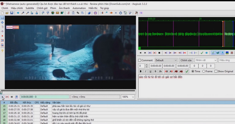 Hướng dẫn chi tiết cách tạo phụ đề video bằng phần mềm Aegisub 7